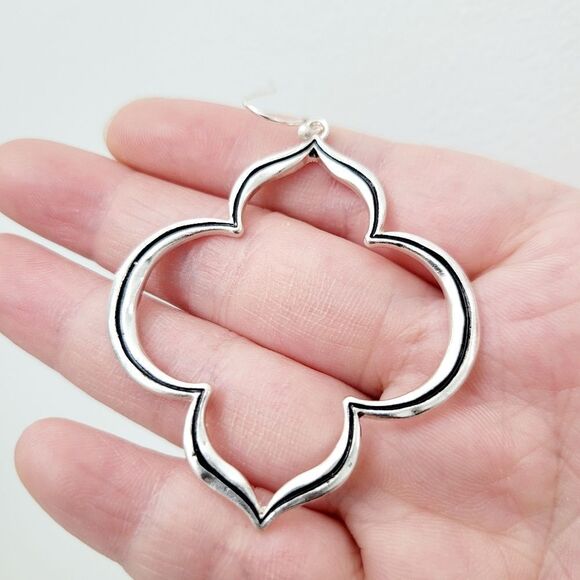 Brand New Versona Silver With Black Earrings - Picture 4 of 9